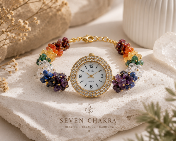7 Chakra Crystal Wrist Watch