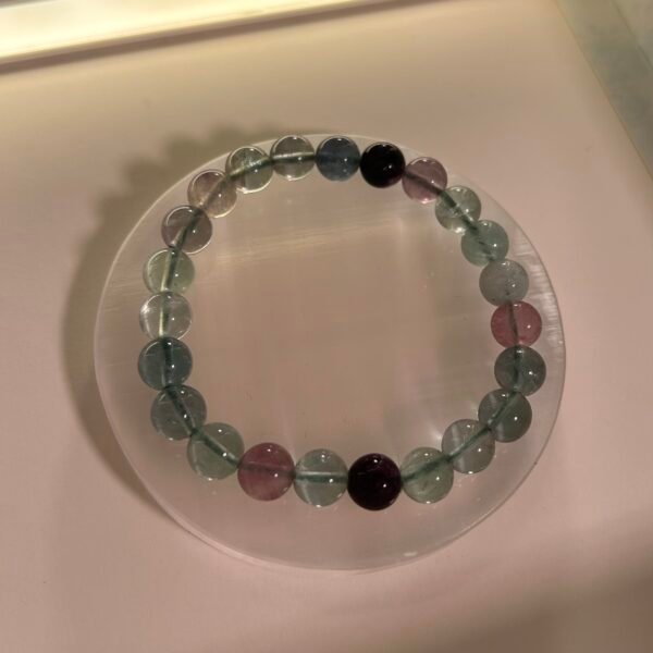 Mind Clarity Fluorite Bracelet – Focus, Protection & Inner Balance (Best for Students & Learners)