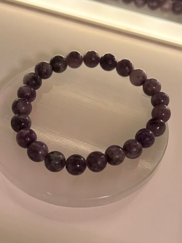 Inner Peace Lepidolite Bracelet – Calm, Emotional Healing & Stress Relief