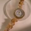 Citrine Crystal Wrist Watch