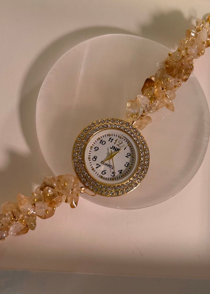 img_7544 Citrine Crystal Wrist Watch