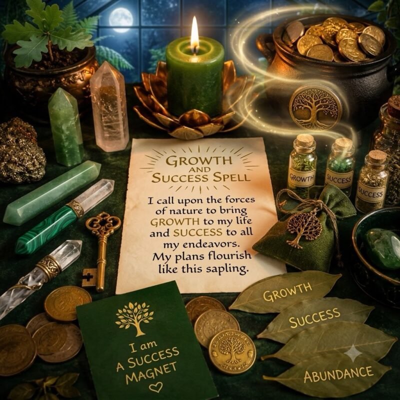 Growth & Success Spell