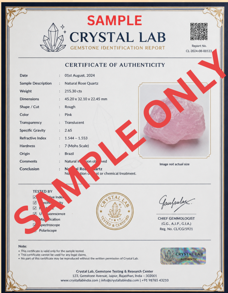 Lab Certificate
